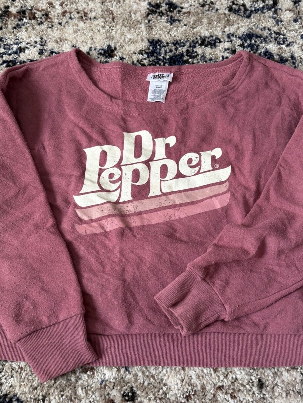 Dr Pepper Crewneck Sweatshirt Mauve M